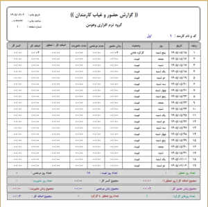 نمونه فیش حقوقی 3